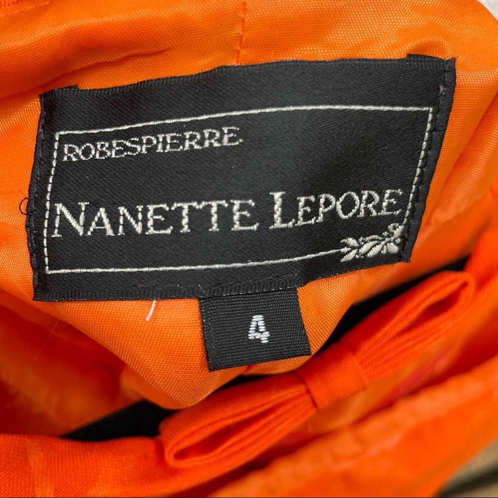 Nanette Lepore Orange Floral Dress - Picture 4 of 5